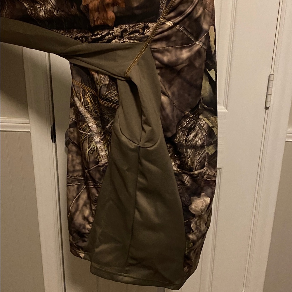 Mossy Oak Camouflage Long Sleeve Shirt with Olive Accents - Picture 5 of 6